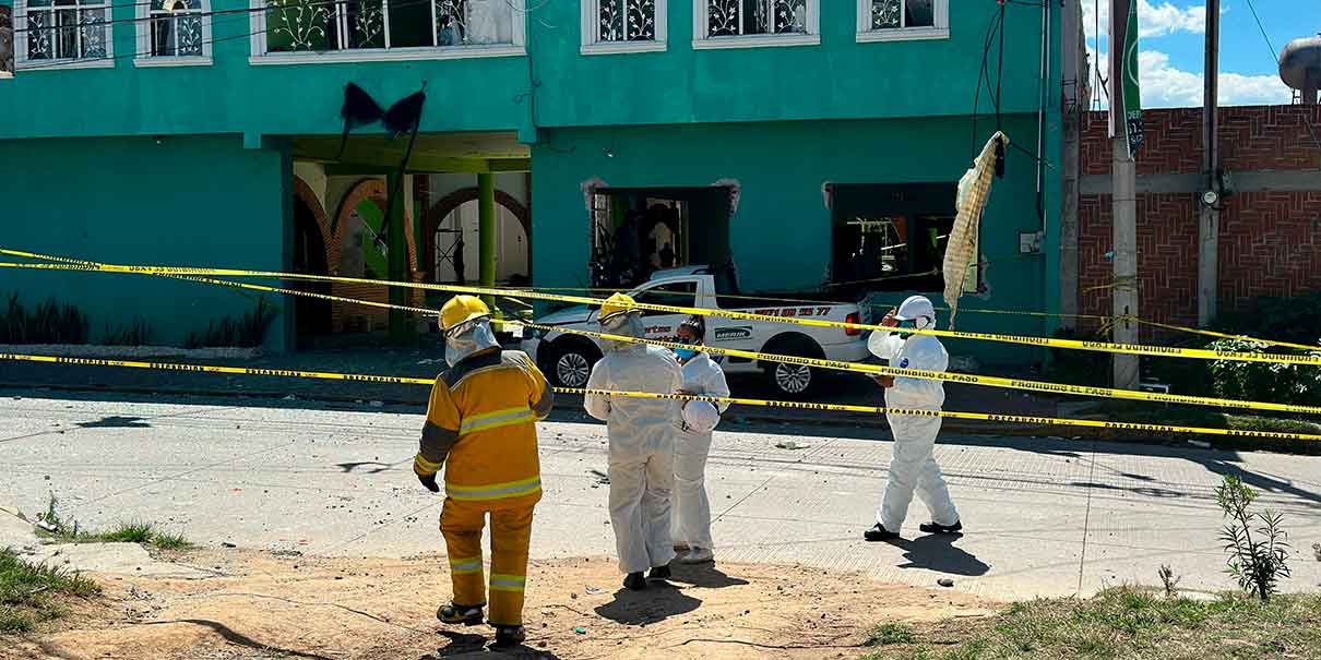 Explosión en casa