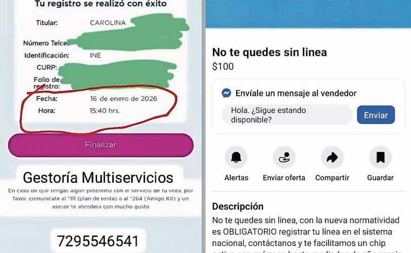 Ofrecen chips telefónicos ya registrados en redes y encienden alertas por privacidad