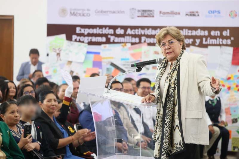 Puebla, ejemplo internacional en prevención social con Familias Fuertes: OPS