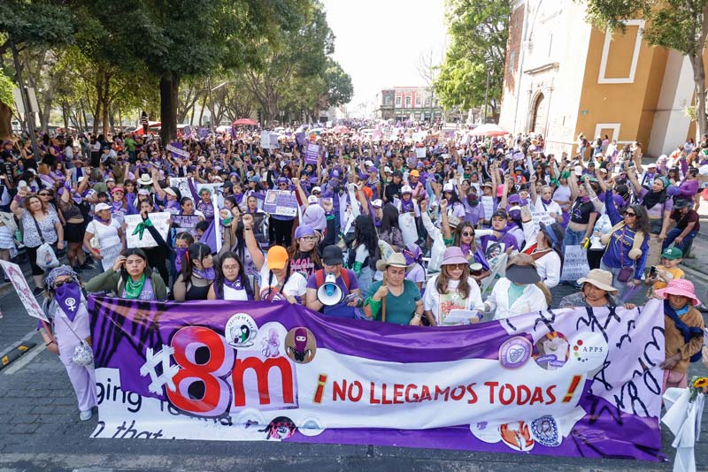 Puebla garantizará atención médica durante movilizaciones del 8 de marzo