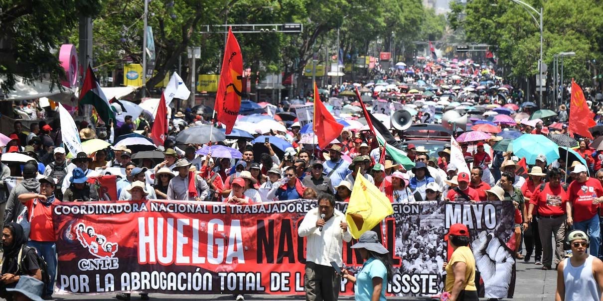 La CNTE descarta propuesta federal y amenaza con protesta masiva en el Mundial