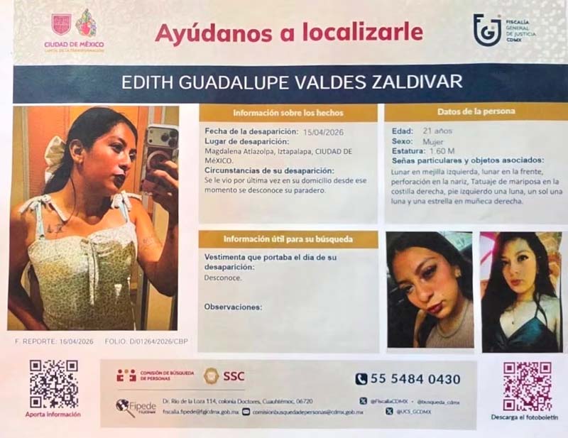 Salió a buscar trabajo y la asesinaron: cae vigilante por el caso Edith Guadalupe