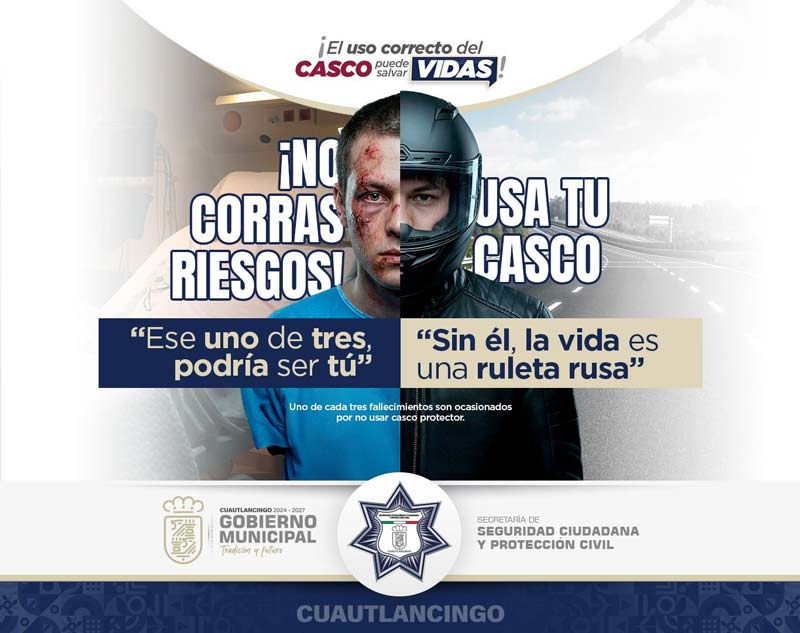 Seguridad vial en Cuautlancingo uso de casco y conducci贸n responsable salva vidas2.jpg