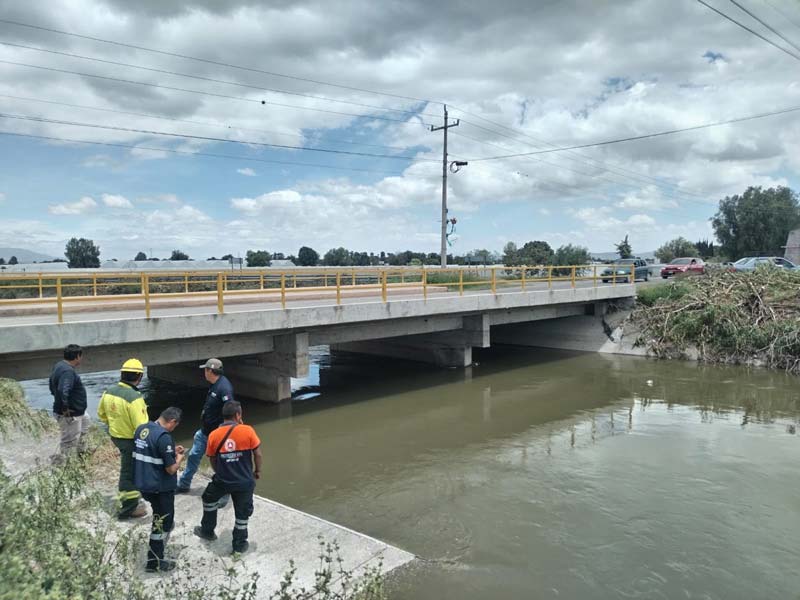 Sigue búsqueda de Emilio; fue arrastrado por aguas del Canal de Valsequillo