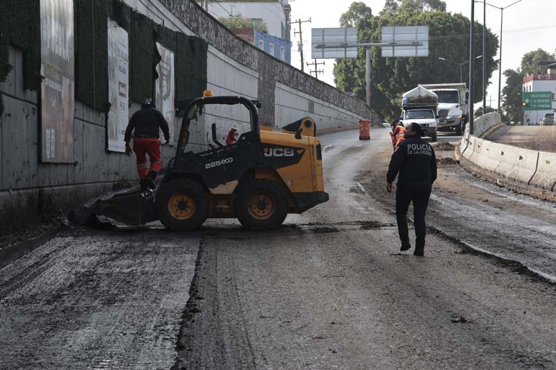 Siguen labores de limpieza en Puebla tras las intensas lluvias e inundaciones registradas