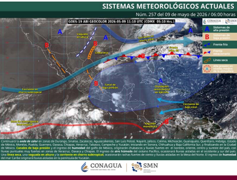 Temperaturas extremas por onda de calor impactan a varios estados del país