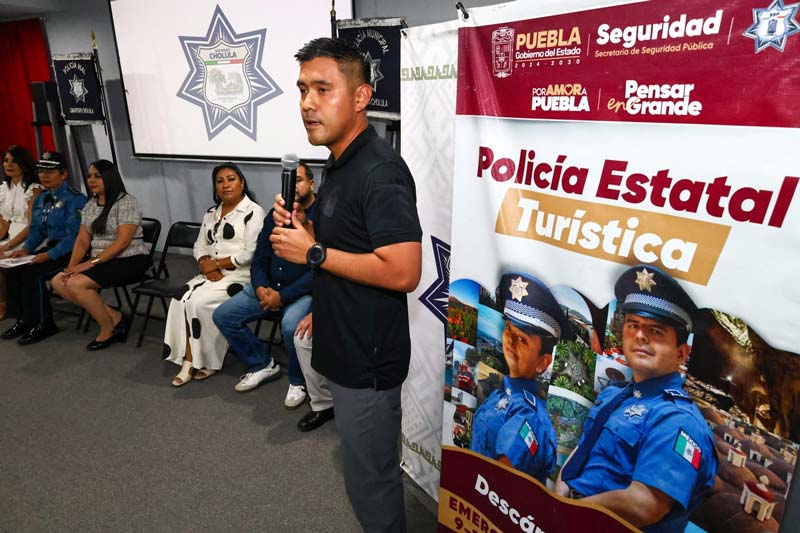 Tonantzin Fernández impulsa capacitación policial para fortalecer turismo en Cholula