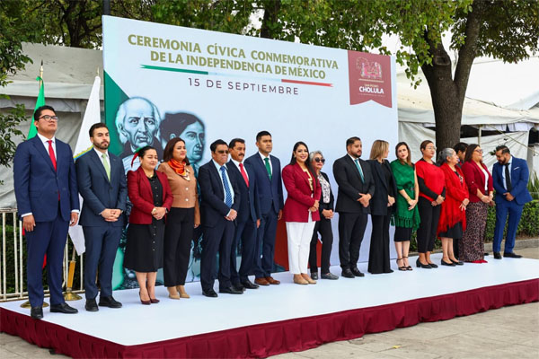 Tonantzin Fernández, encabezó la ceremonia cívica conmemorativa por el aniversario de la Independencia de México