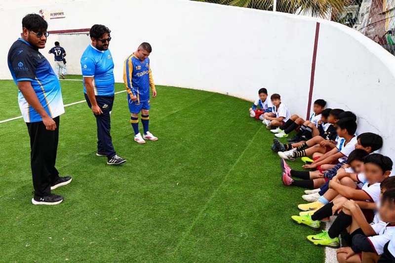 Topos FC Puebla lleva el fútbol inclusivo a jóvenes de San Pedro Cholula