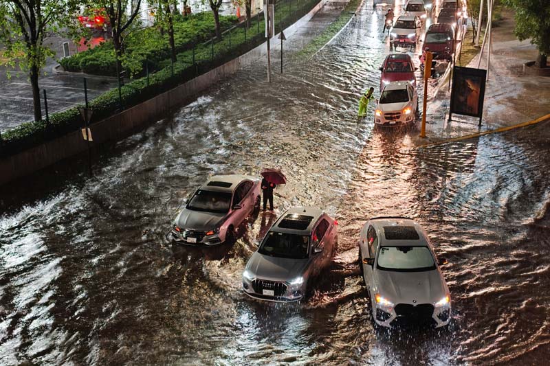 Tormentas eléctricas, granizo y lluvias castigan a 40 municipios poblanos