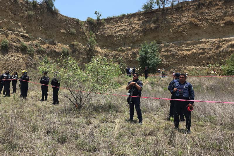 Hallan muertos a cuatro jóvenes desaparecidos en mina de Coronango