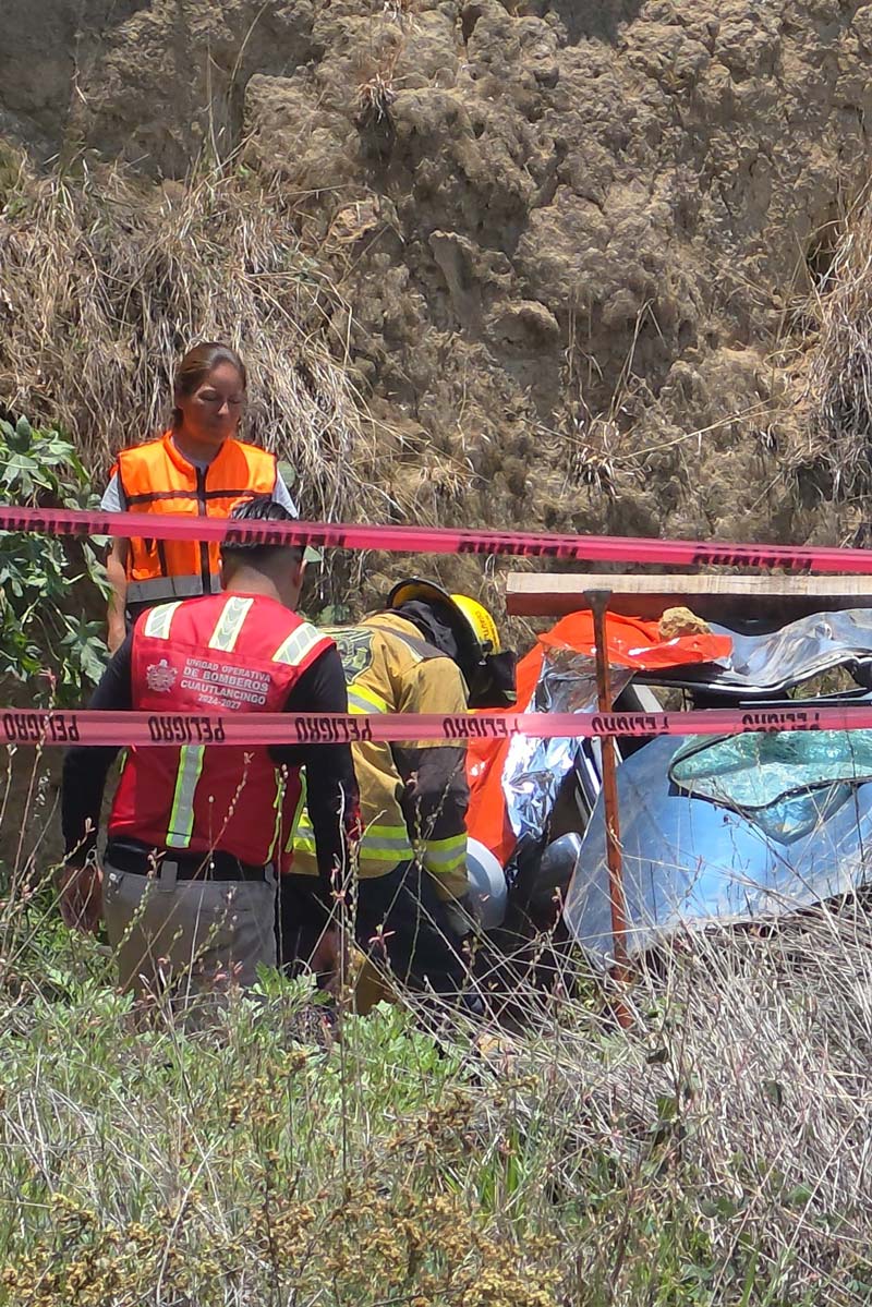 Hallan muertos a cuatro jóvenes desaparecidos en mina de Coronango