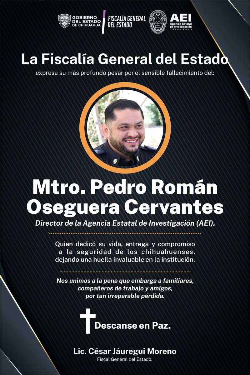 <blockquote class="twitter-tweet"><p lang="es" dir="ltr">Lamentamos profundamente la trágica pérdida de dos miembros del personal de la Embajada de los Estados Unidos, del Director de la Agencia Estatal de Investigación (AEI) de Chihuahua y de un elemento de dicha agencia en este accidente. Reconocemos su dedicación y sus incansables…</p>— Embajador Ronald Johnson (@USAmbMex) <a href="https://twitter.com/USAmbMex/status/2045966644187722038?ref_src=twsrc%5Etfw">April 19, 2026</a></blockquote> <script async src="https://platform.twitter.com/widgets.js" charset="utf-8"></script>