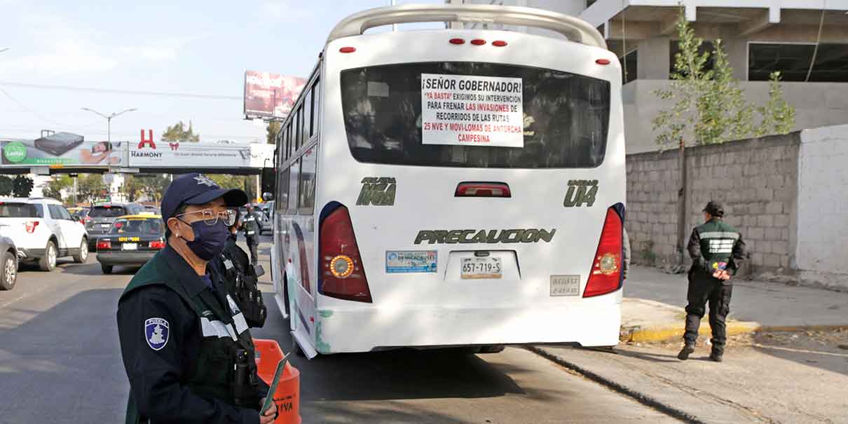 Transportistas de Puebla