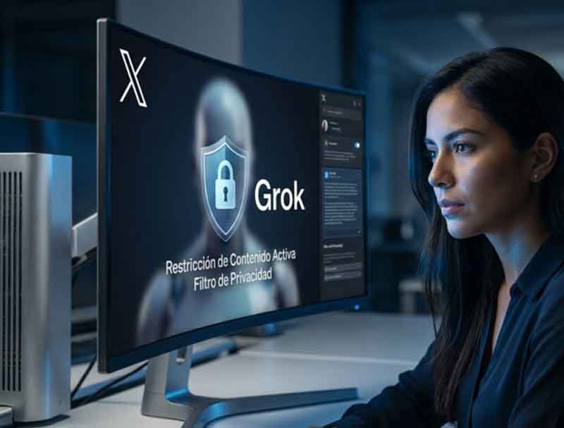 X endurece reglas de Grok tras denuncias por im谩genes sexuales falsas
