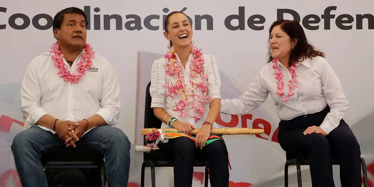Claudia Sheinbaum asegura que la encuesta definirá candidato a la gubernatura en Puebla
