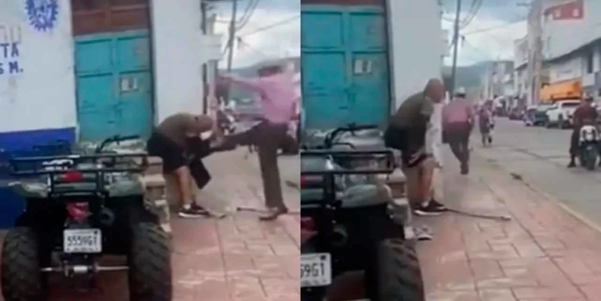 Hombre da brutal golpiza a persona con discapacidad en Tejupilco, EDOMEX