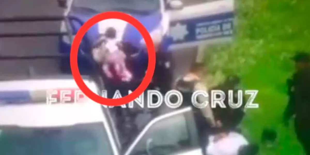Hombre roba a una niña y la mete a maletero de su bici, lo detienen en la México-Pachuca
