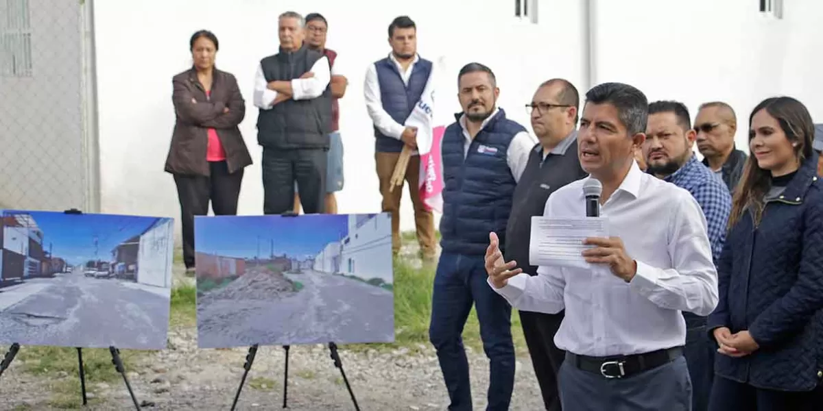 La colonia Granjas Puebla tendrá mejoramiento vial y alumbrado