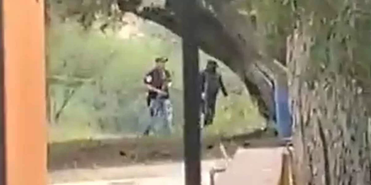 VIDEO. Sicari0s en Zacatecas se enfrentan con sus rivales dentro de una escuela