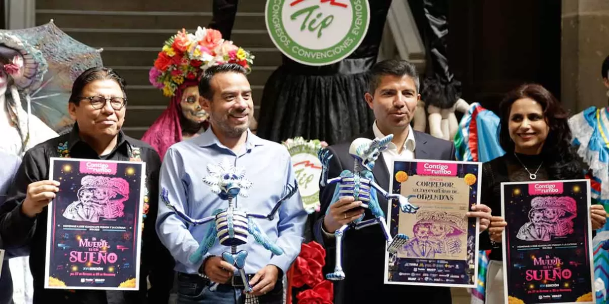 Puebla capital tendrá 150 actividades artísticos y culturales por DÍA DE MUERTOS
