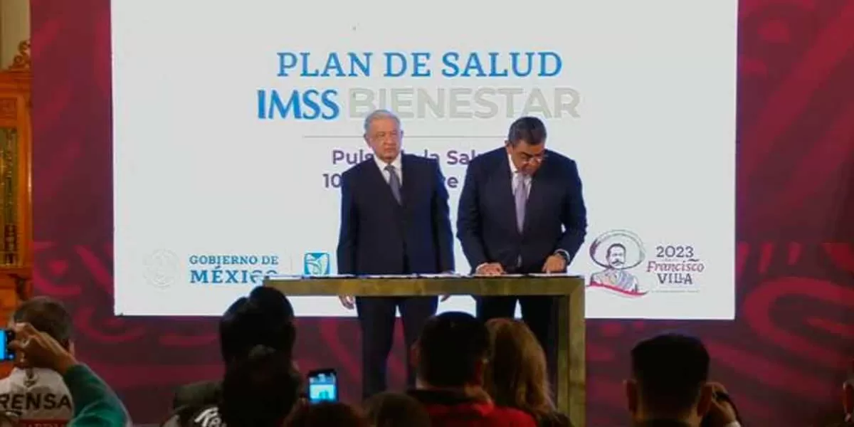 Puebla ya está dentro del IMSS Bienestar; Sergio Céspedes firmó ingreso