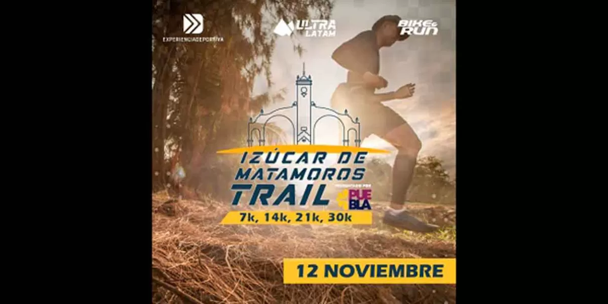 Con categorías de 7, 14, 21 y 30 km, se realizará el Trail Izúcar