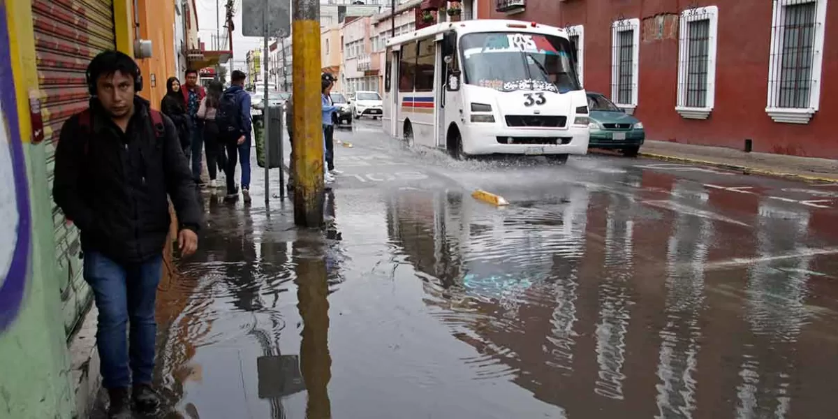 Se prevén lluvias moderadas y posible caída de granizo en Puebla