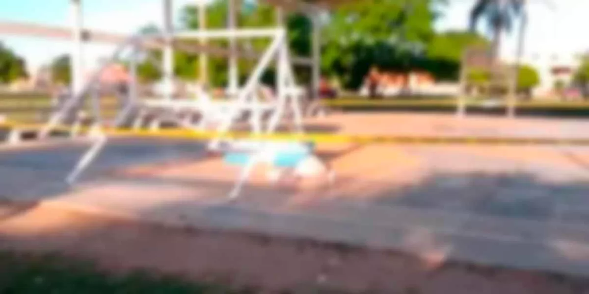 En Tampico, muer3 niño al caerle encima la estructura de una portería y canasta de básquetbol