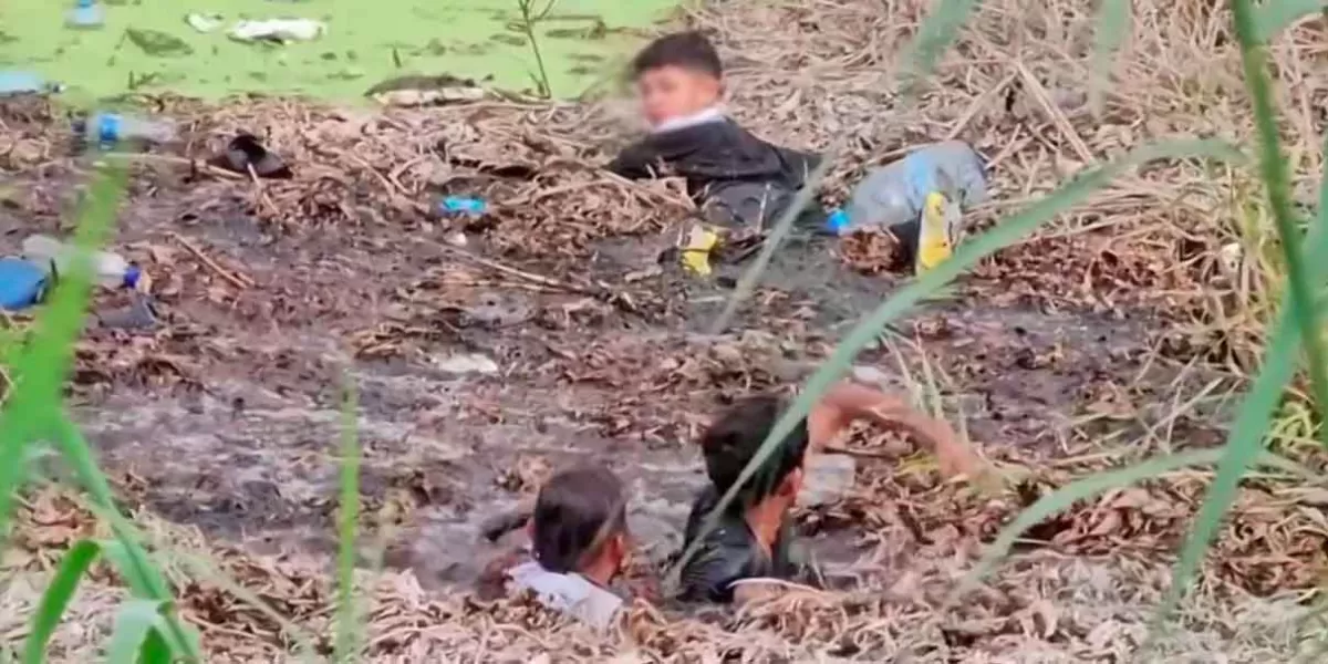 Captan momento en que migrantes se ahogan en fango del Río Bravo