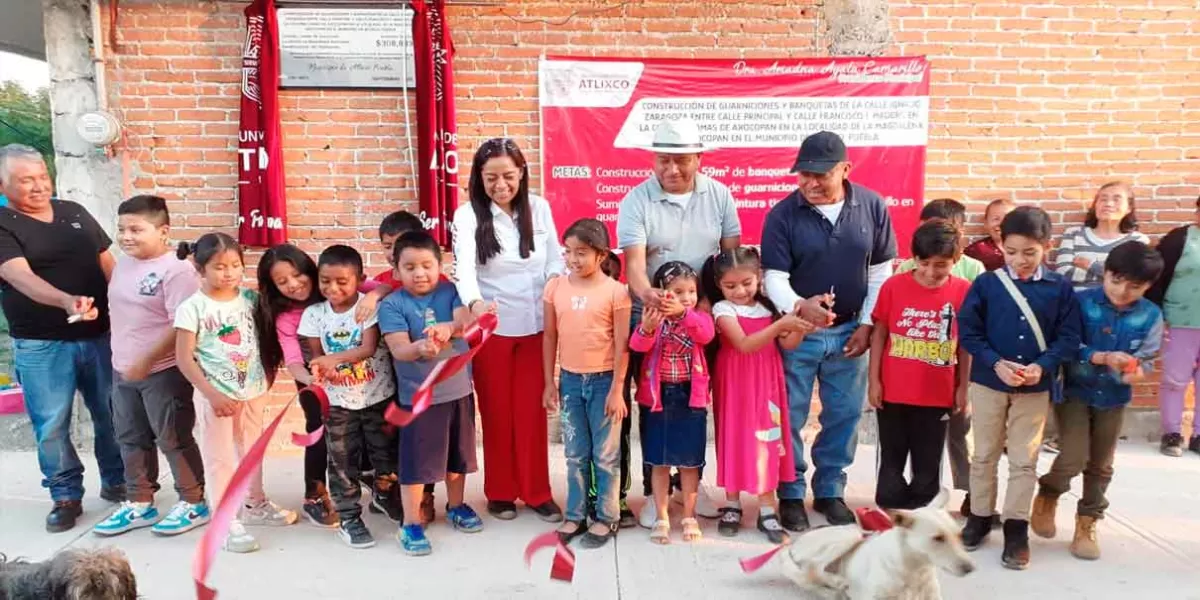 Gobierno de Ariadna Ayala cierra el año invirtiendo más de 80 mdp en obra pública para transformar Atlixco