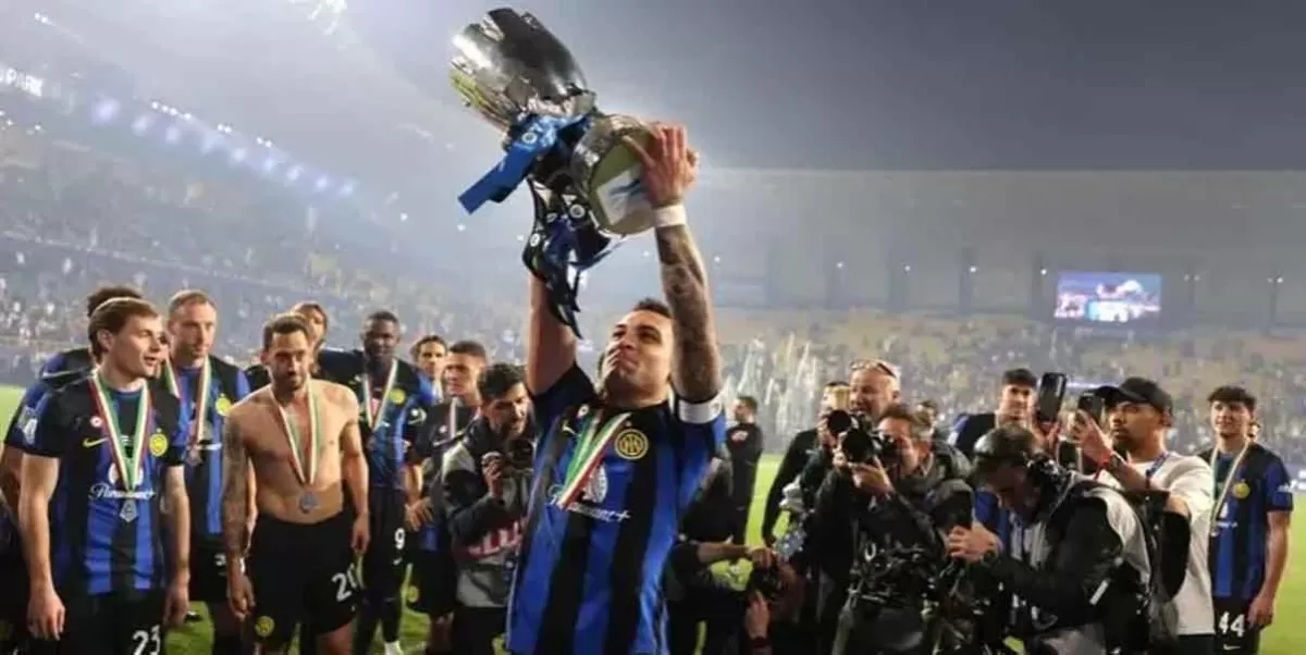 Con el 1-0 sobre el Napoli, Inter de Milán conquista su tercera Supercopa consecutiva