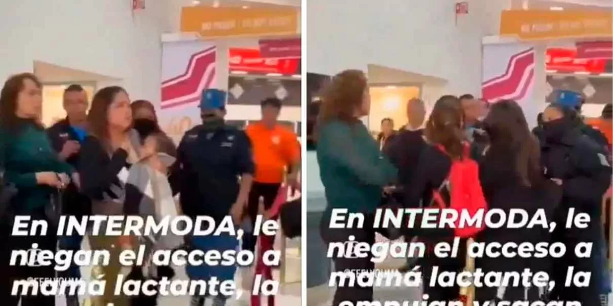 VIDEO. En pleno siglo XXI, mujer es AMEDRENTADA por lactar a su hijo en expo Intermoda Guadalajara 