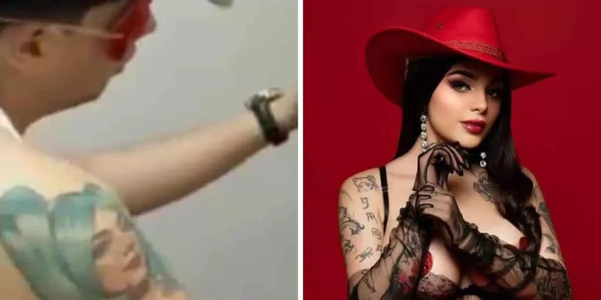 Con relaciones sexual3s, Karely Ruiz “premia” a fan que se tatuó su rostro