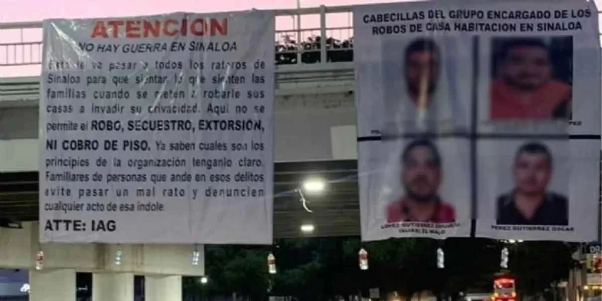 Dejan NARCOMANTAS en Culiacán con mensaje para los secuestradores