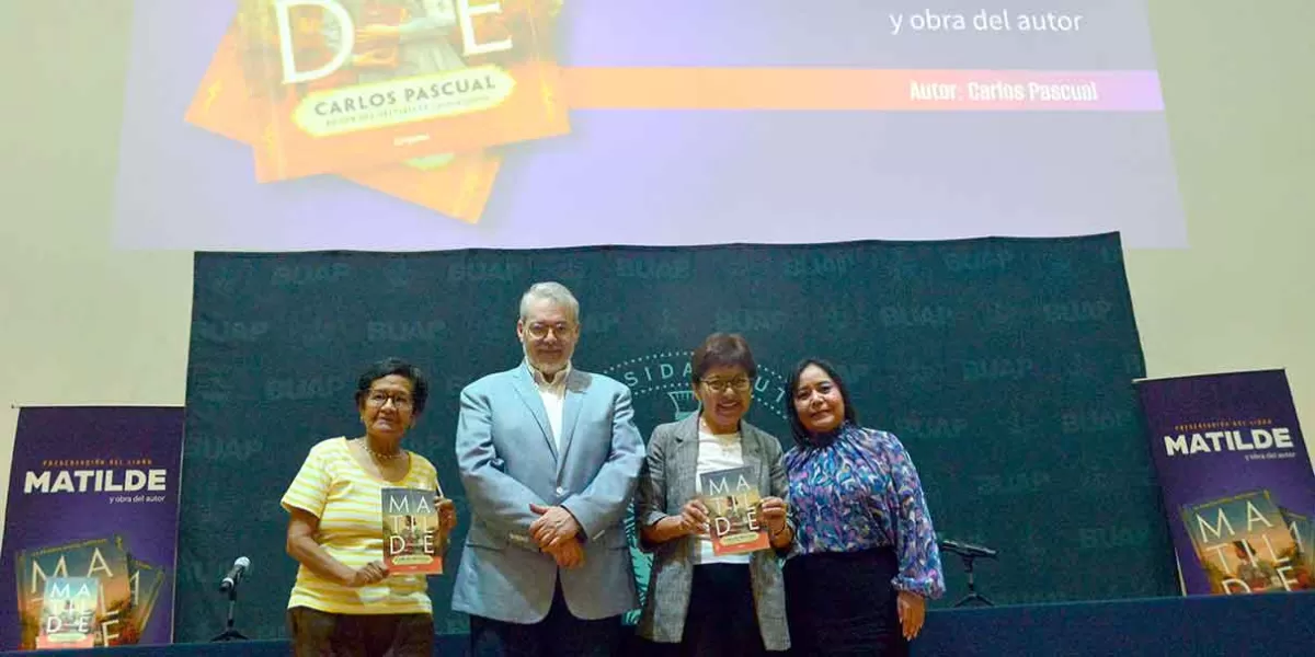 Rectora BUAP encabeza presentación de libro “Matilde. La primera médica mexicana”