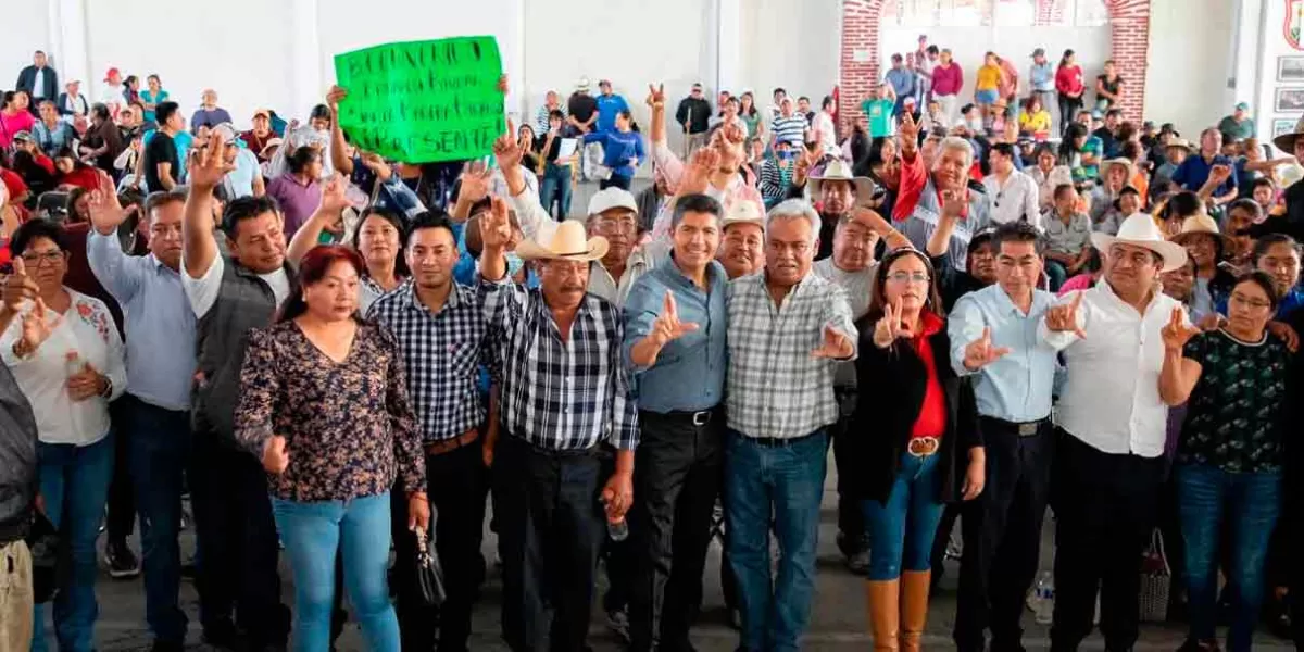Ocoyucan se une a Lalo Rivera para mejorar el rumbo de Puebla