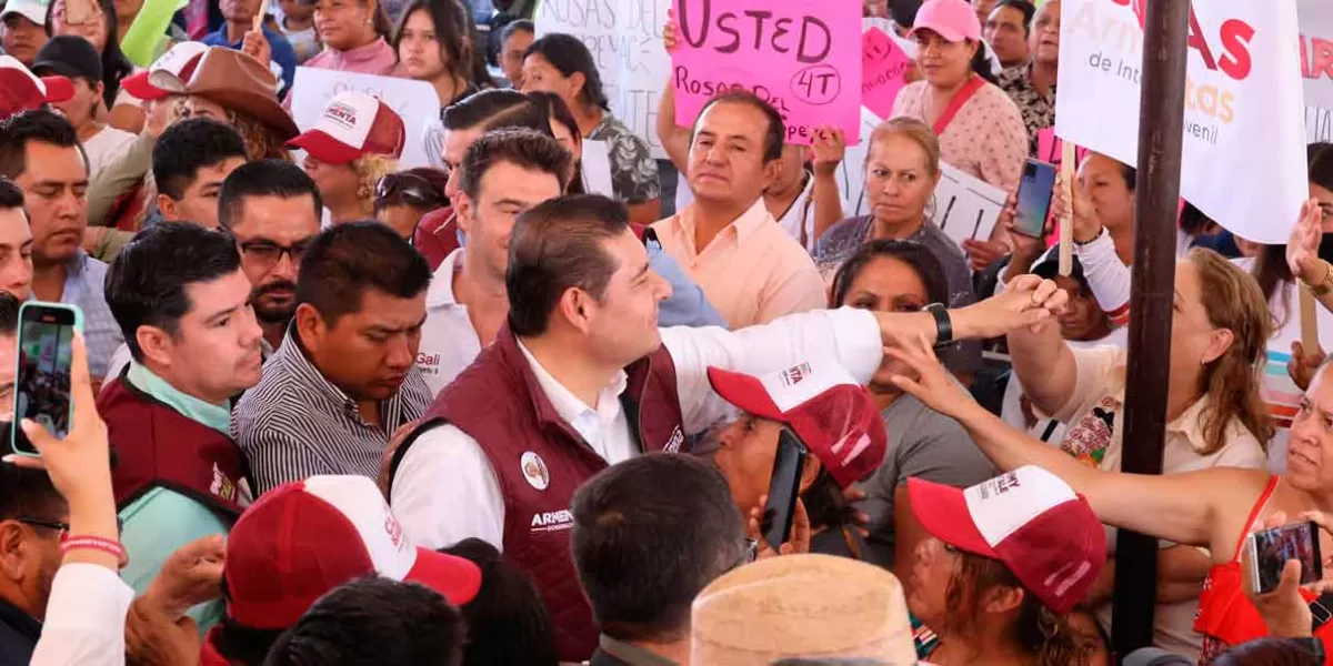 Armenta se compromete a blindar la zona oriente de Puebla 