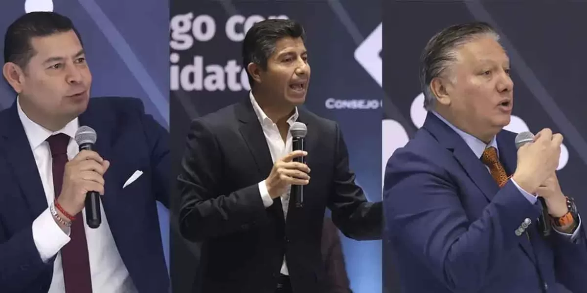 Candidatos a la gubernatura de Puebla se reúnen con empresarios