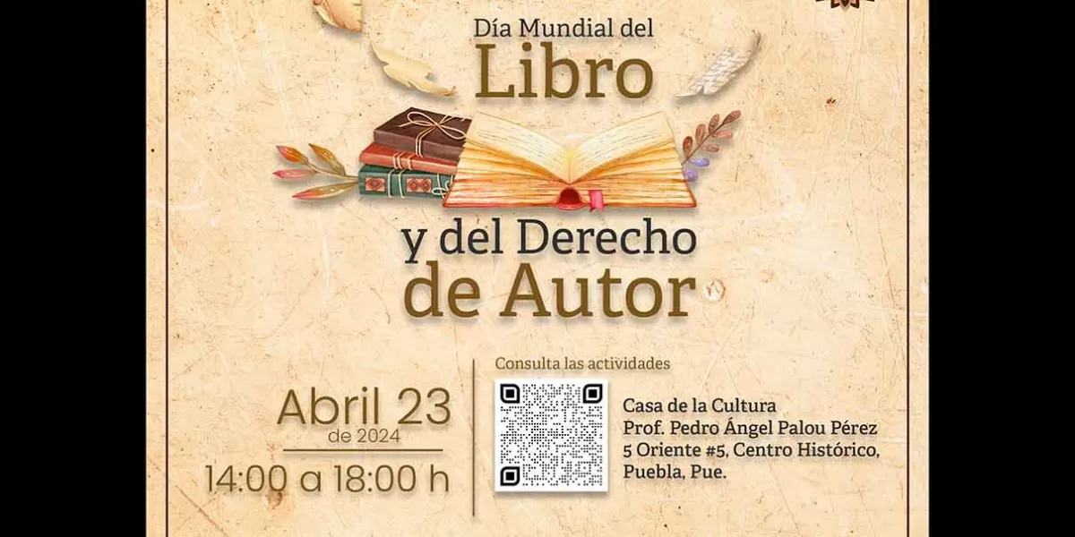 Para conmemorar el Día Mundial del Libro y de Derecho de Autor, Cultura alista actividades