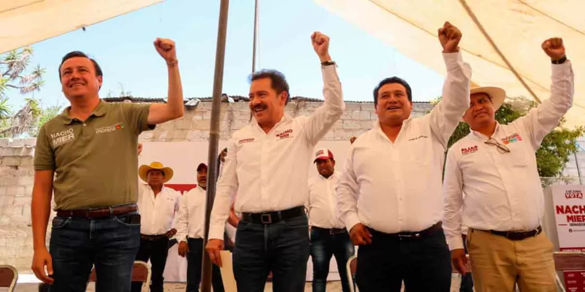 Nacho Mier exhortó a votar todo Morena por amor a Puebla y a las familias  