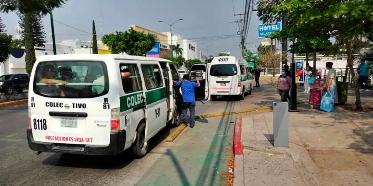 Para viajar seguros, transportistas de Chiapas imponen reglas a pasajeros