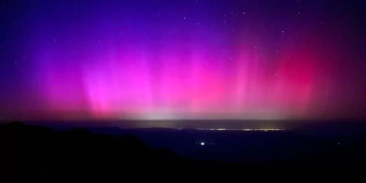 Así lucen las auroras boreales por la tormenta solar