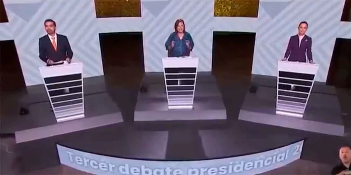 Todos ganaron, así concluye tercer debate presidencial