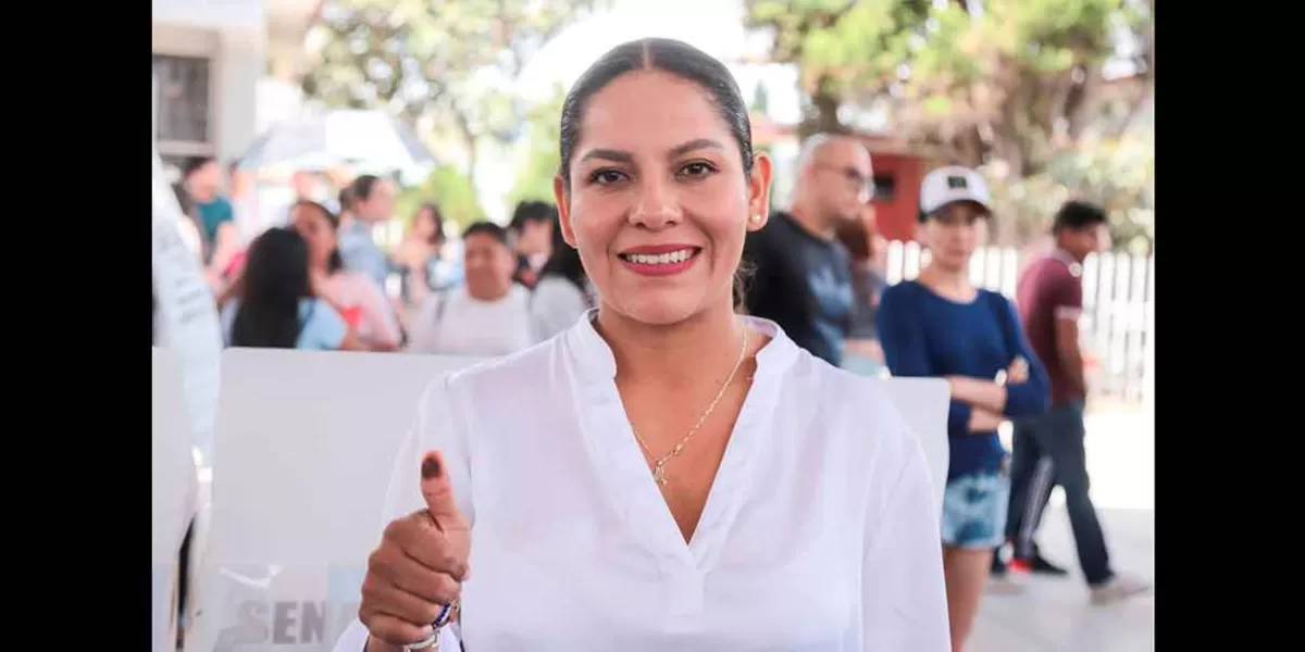 Guadalupe Cuautle asiste a votar optimista por gran participación ciudadana