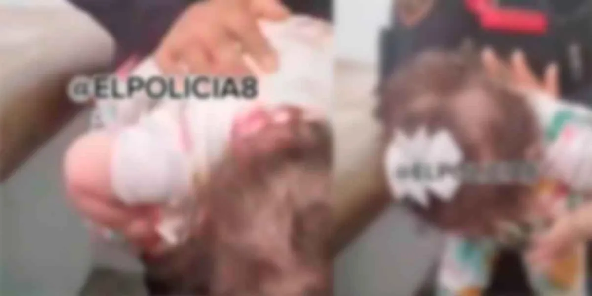 VIDEO. “¡No te duermas mamita!”, policía de la SSC de la CdMx salva a bebé de morir 