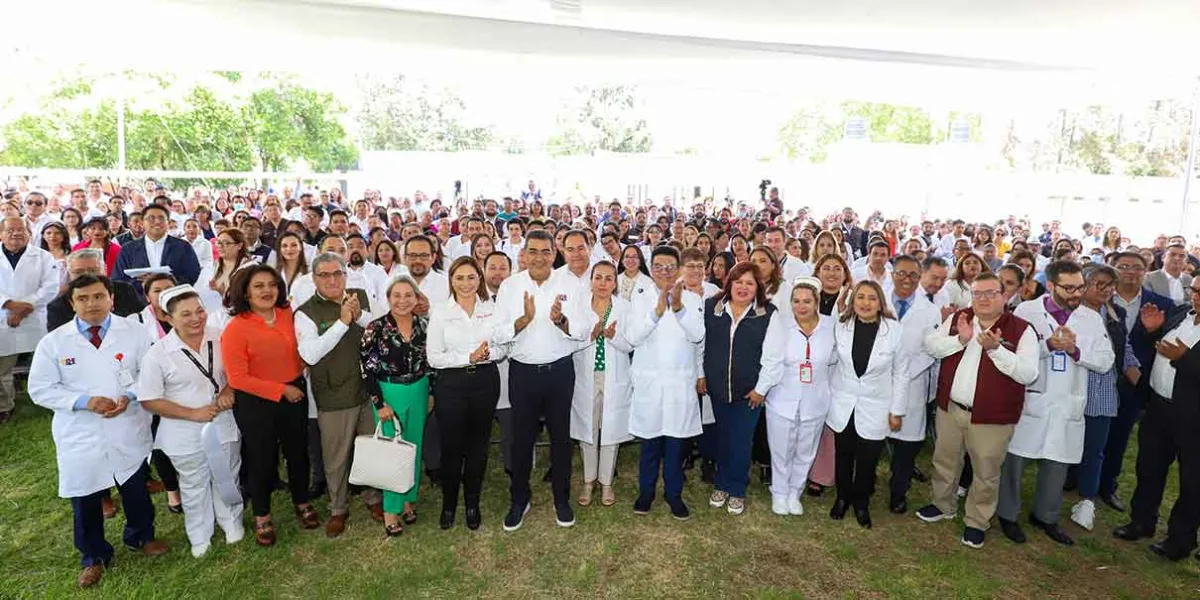 Sergio Salomón inaugura mejoras en el Hospital Psiquiátrico "El Batán" 