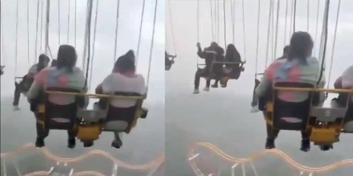 VIDEO. Tormenta en CdMx causa pánico en atracciones de Six Flags; visitantes quedan atrapados