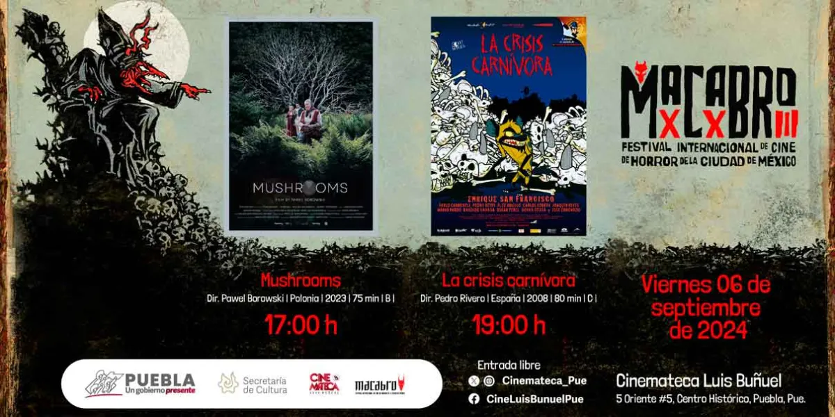 En septiembre llega a la Cinemateca “Luis Buñuel" el festival de Cine Macabro 