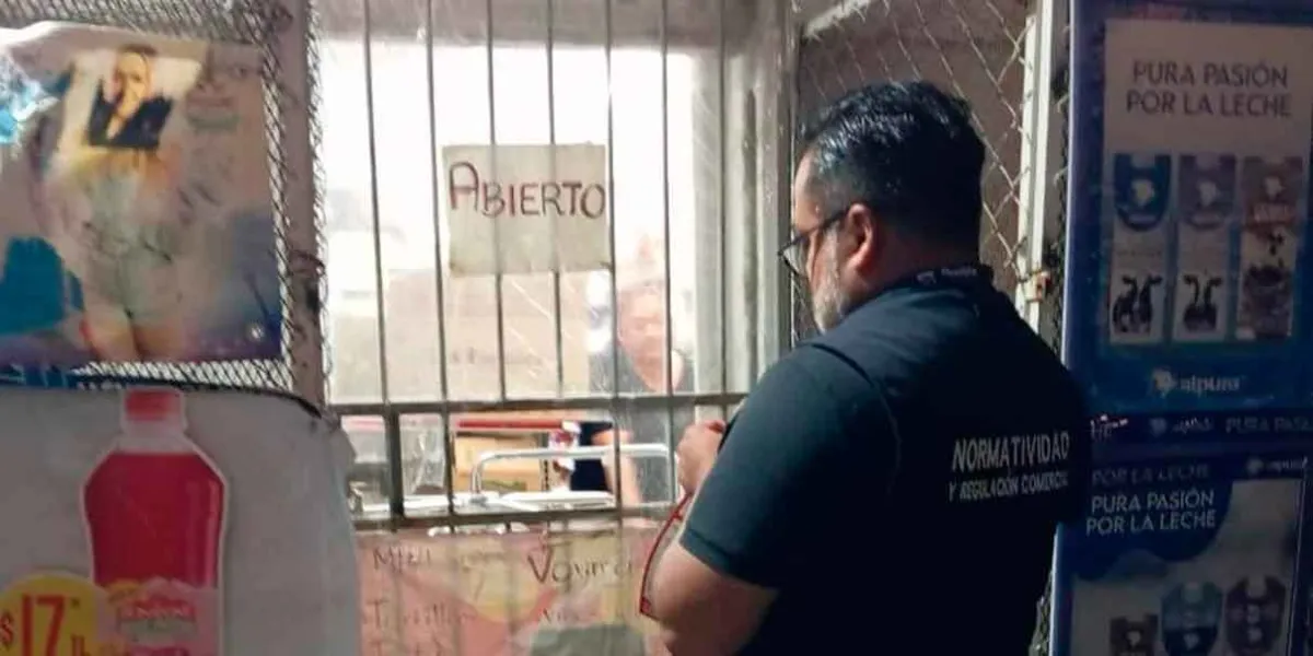 Con operativos, Normatividad realiza regulación comercial en Puebla